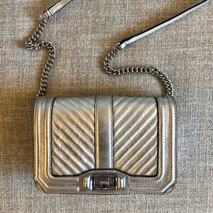 NWOT Rebecca Minkoff Quilted Small Love Crossbody